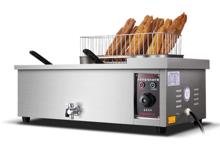 电炸锅商用全自动节能控温炸油条机大容量炸鸡排设备炸薯条油炸锅摆摊