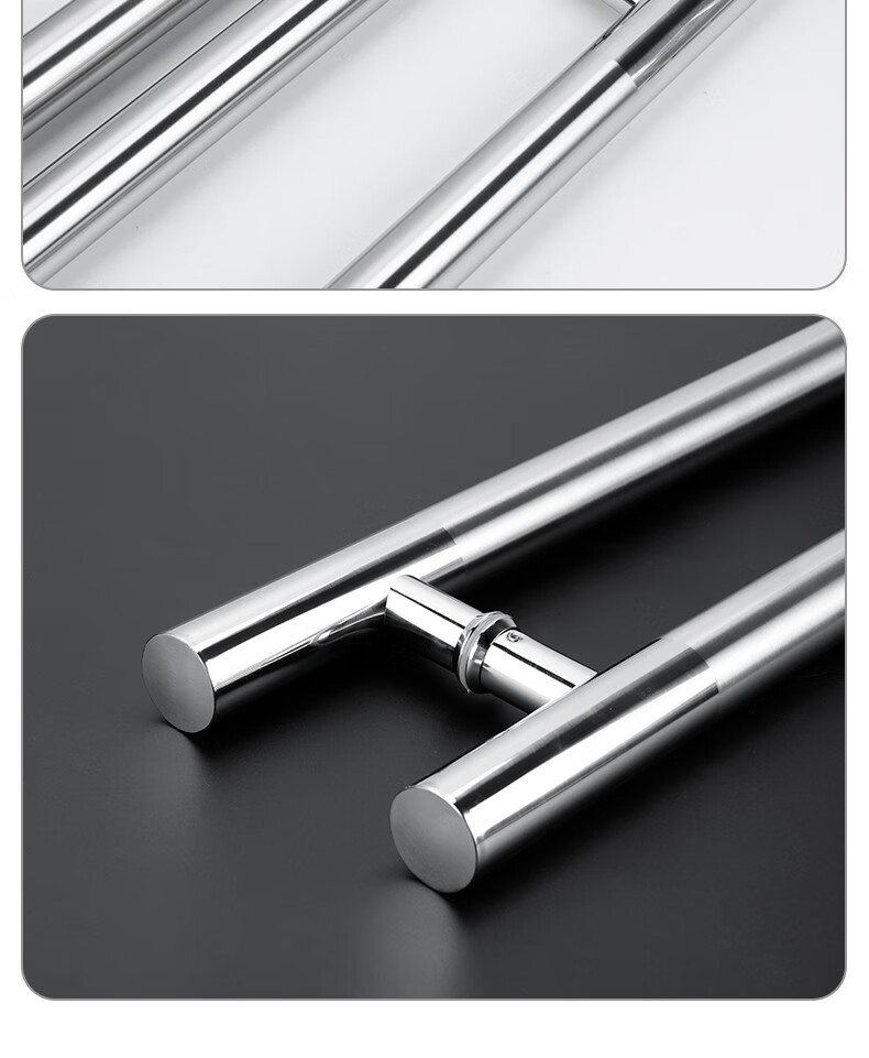 玻璃门拉手 大门拉手加厚不锈钢大拉手中式大门圆形门把手店铺门店推