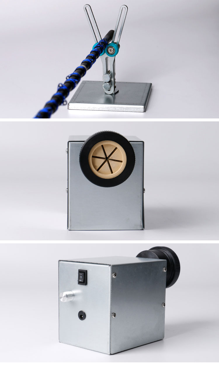 鱼竿涂胶机环氧树脂涂胶机路亚竿改装维修diy改装鱼竿配件上胶机 涂胶