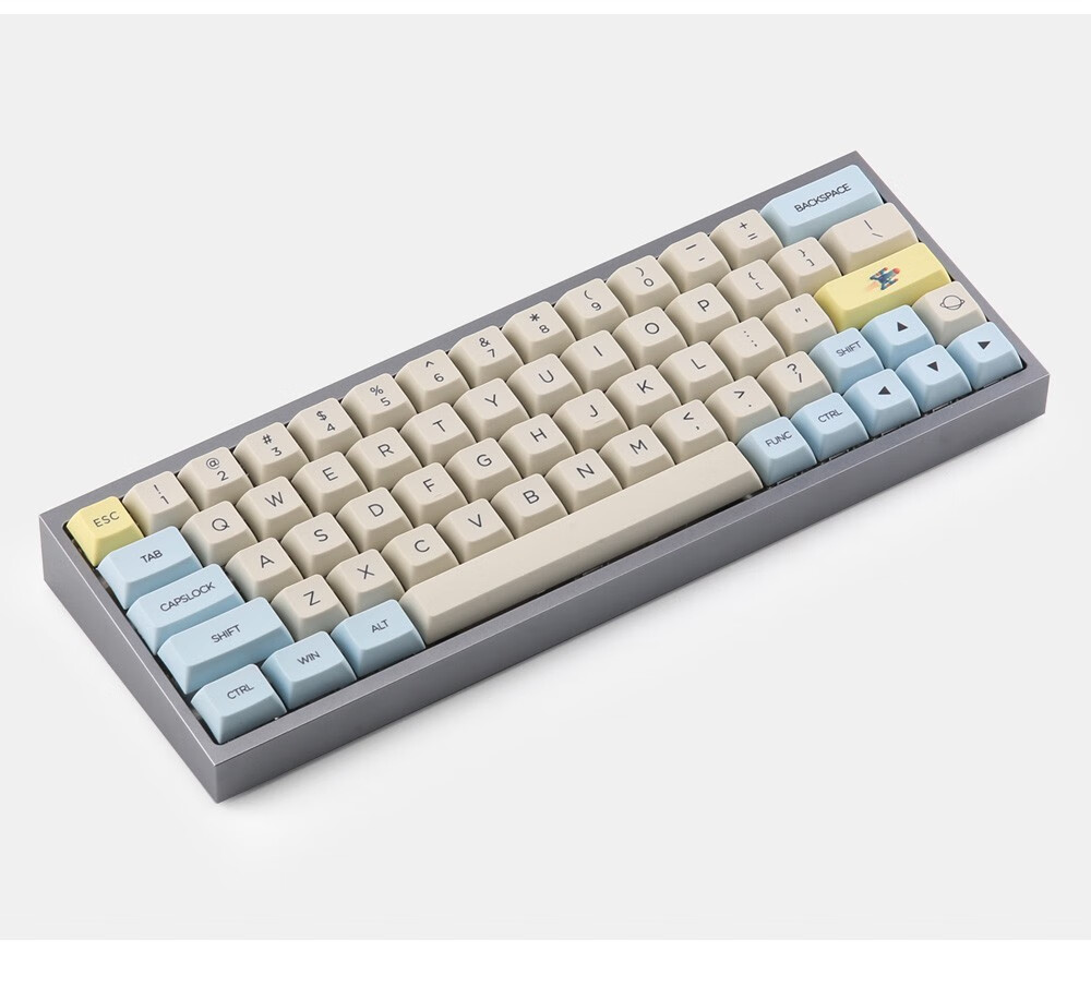 客制化机械键盘gk64键帽 64配列键帽 pbt材质 热升华键帽汉钦 oem高度