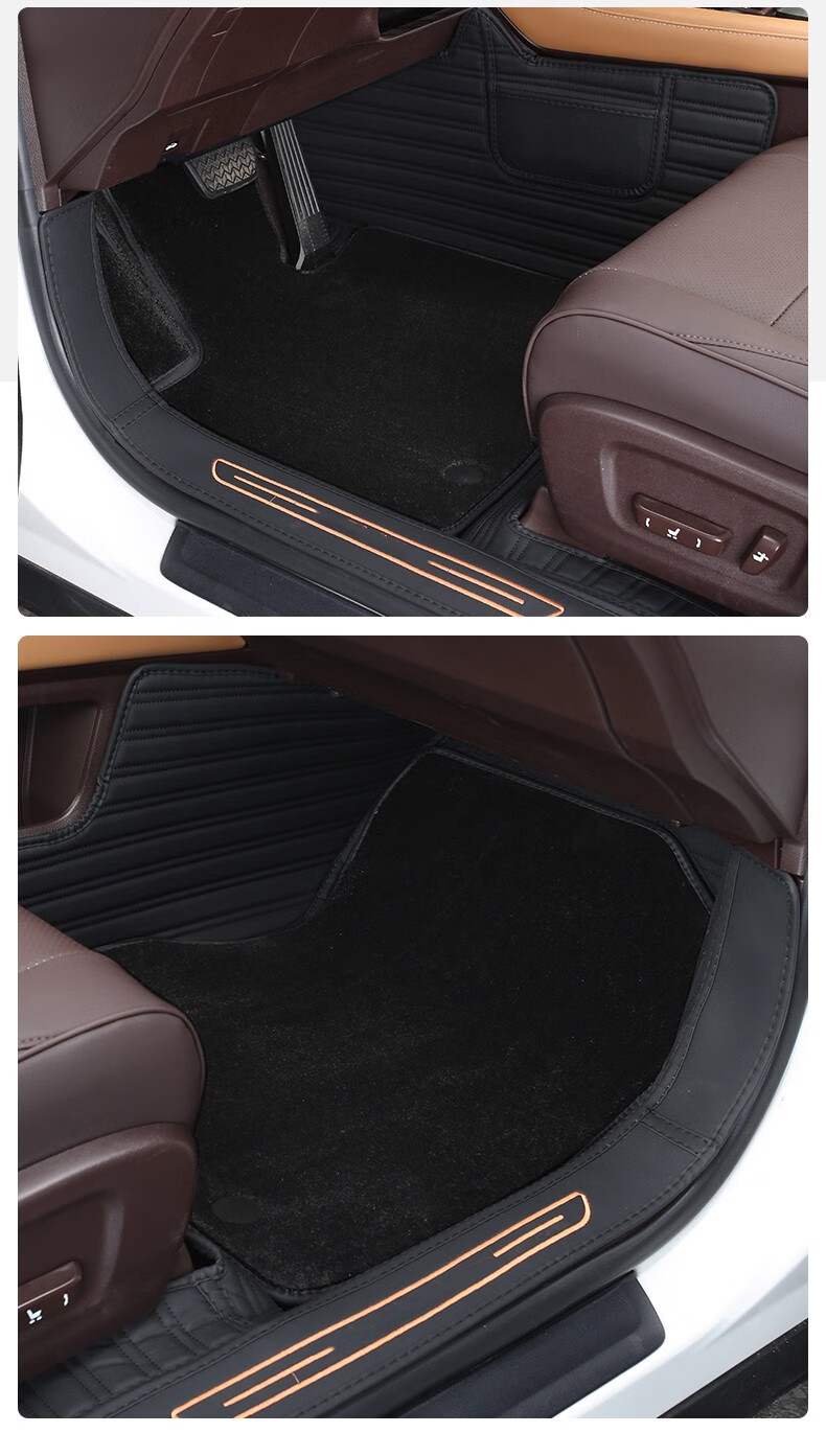澳朗达雷克萨斯rx300脚垫纳米绒雷克萨斯rx450hrx450改装专用全包围