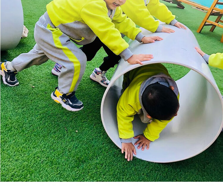 安吉游戏滚筒 幼儿园户外平衡玩具 体能运动感统训练器材 早教加厚