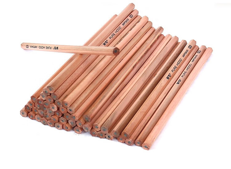 晨光文具hb/2b木杆铅笔小学生绘图书写用三角杆/六角杆铅笔 盒子颜色