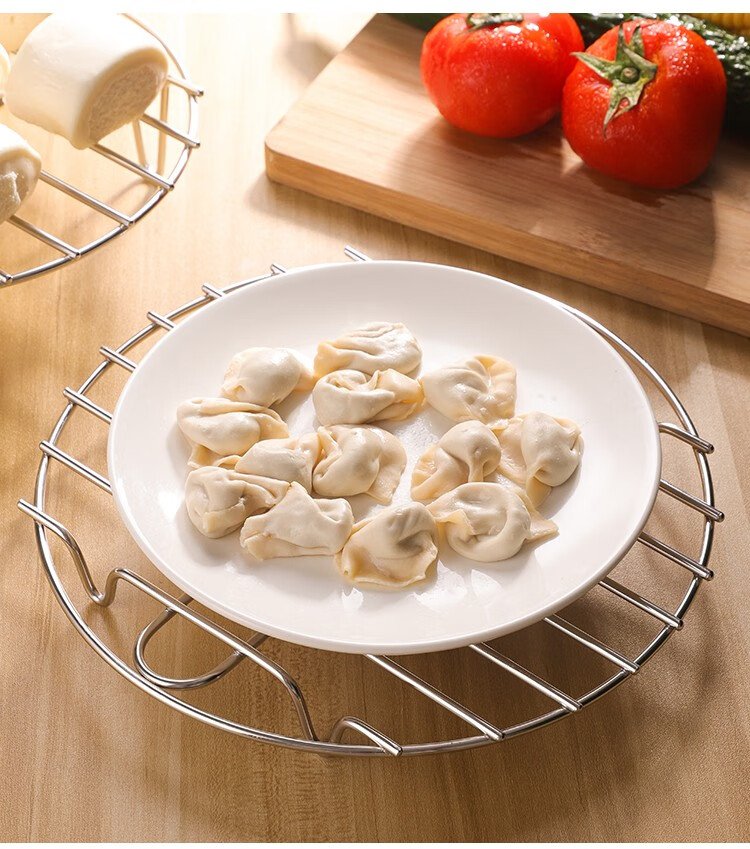 蒸架不锈钢蒸菜架电饭煲隔热架高脚迷你小蒸笼架家用隔水蒸鱼架子 12