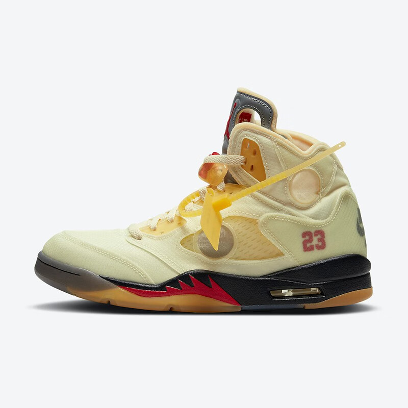 nike air jordan 5 retro 乔5 aj5 男女情侣款 篮球鞋 白帆白蝉翼 dh