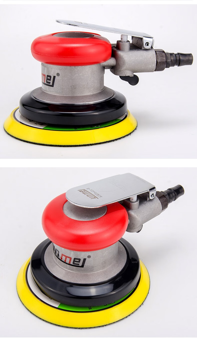 佑尼美5寸气动打磨机气动砂纸机125mm抛光机汽车打蜡机气磨工具干磨机