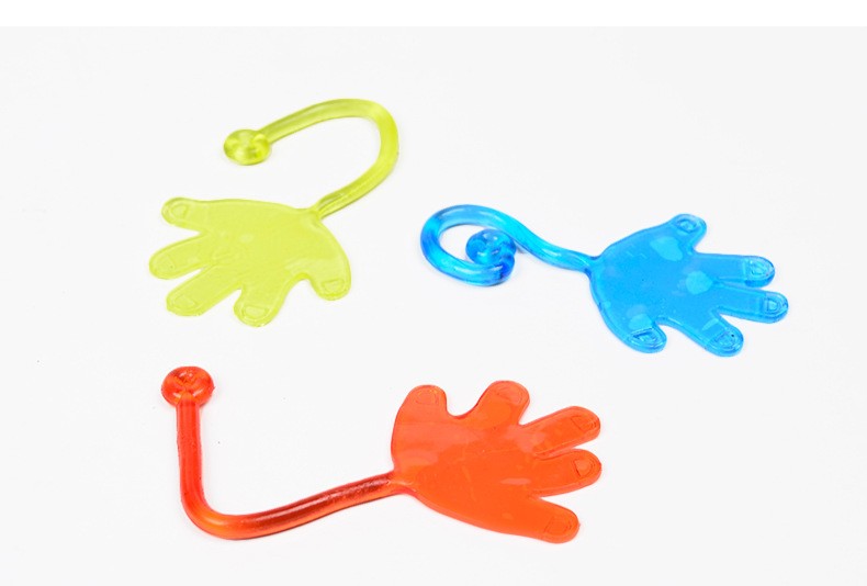 粘粘手掌玩具弹性伸缩粘粘手玩具儿童节礼物粘性手掌爬墙黏黏小手创意
