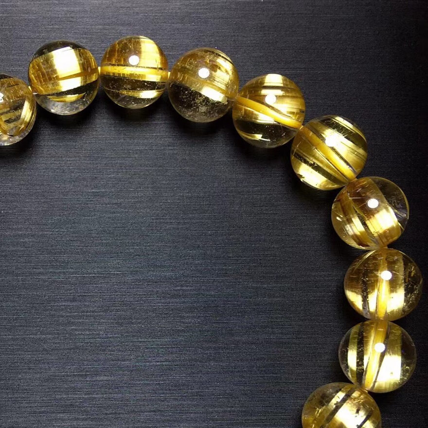 诺源珠宝天然冰种绝美钛晶猫眼手串手链手镯晶体通透润泽送妈妈女友