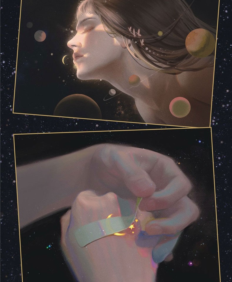 银河乐园咸鱼中下游插画作品集插画教程绘画技法素材指南画画入门