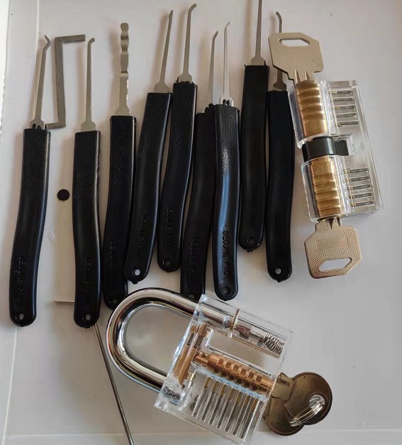 当天发货锁匠工具锡纸卡巴锁单钩锁匠维修汽车开门工具锁芯工具猫眼工