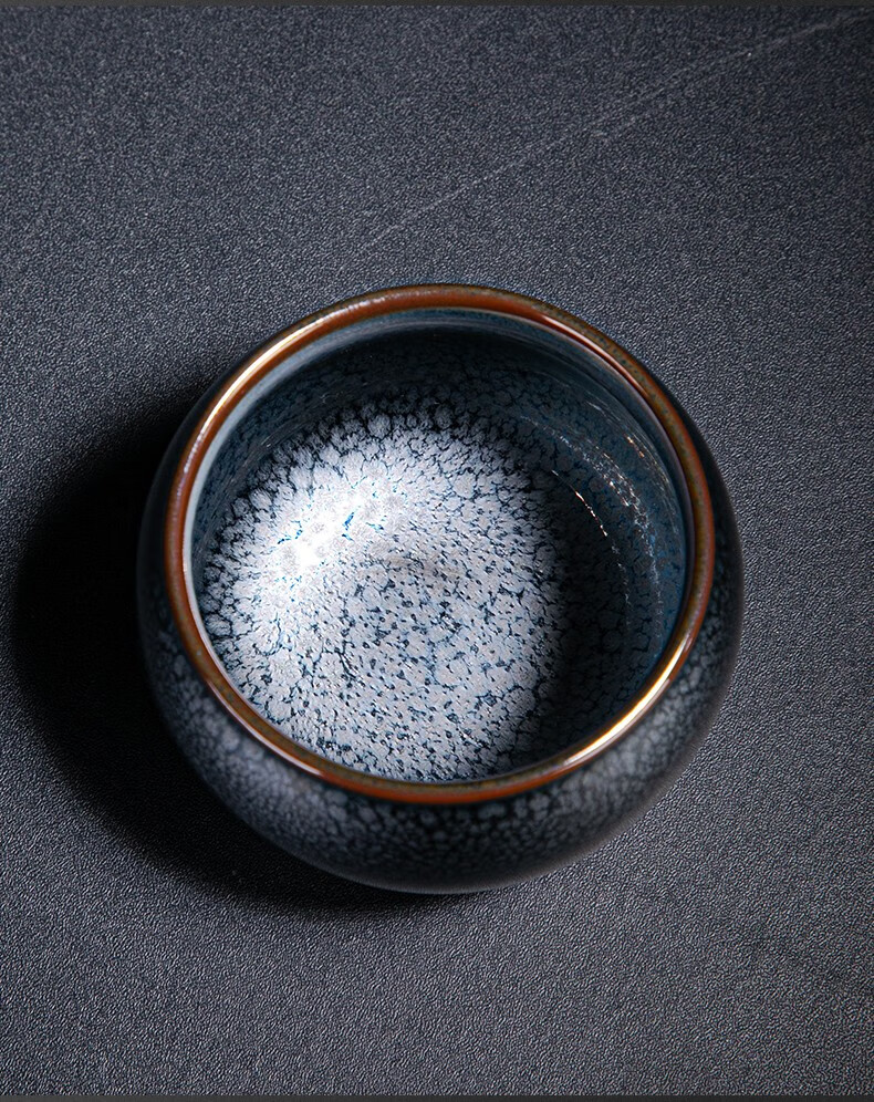 陈为椿建盏茶杯狼毫窑变陶瓷家用品茗杯子复古全手工主人杯大师级天目