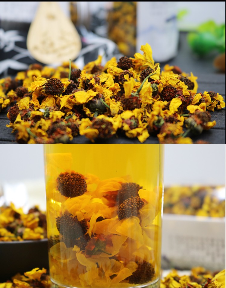 秀禾青(xiu he qing) 新疆昆仑雪菊茶菊花茶冰山雪菊胎菊茶40克装可配