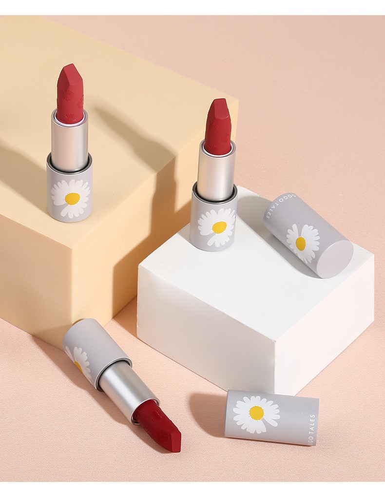 gogotales戈戈舞小雏菊口红柔雾面哑光学生款平价小众品牌蜜桃色 501