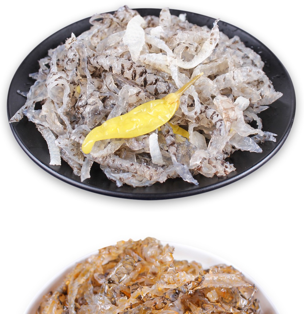 【延边馆】平佳味 泡椒鱼皮丝即食海味 休闲食品 凉拌冷盘小吃 香辣鱼