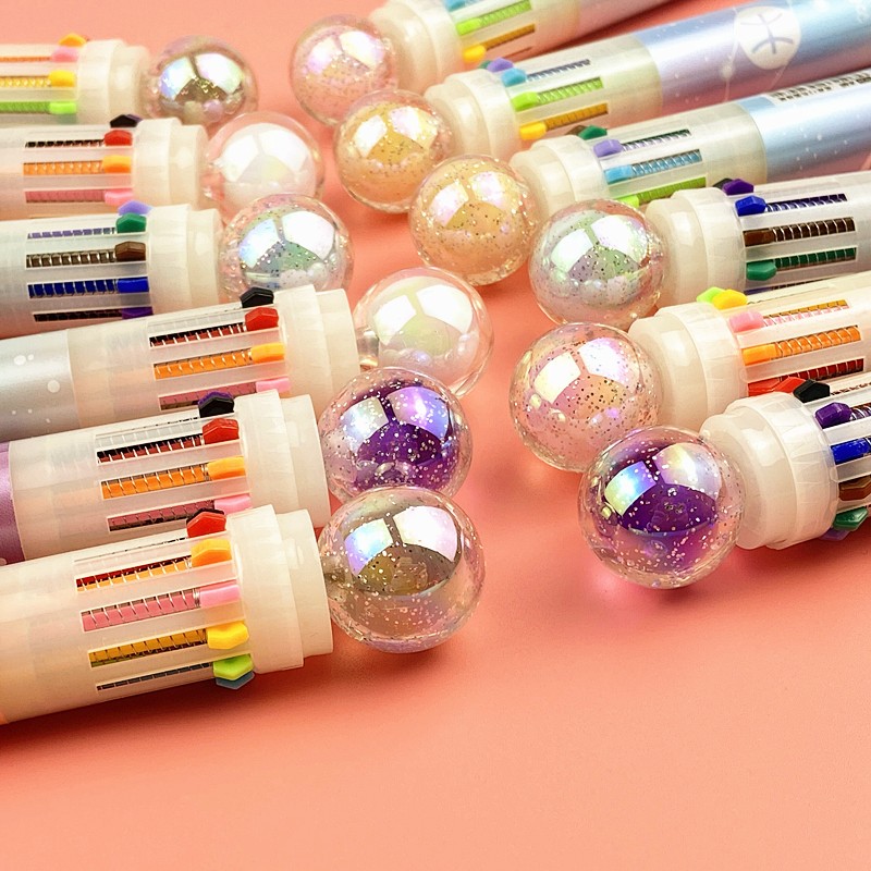 智牌(zhi pai) 十二星座12色圆珠笔七彩星座创意多功能学生可爱萌少女