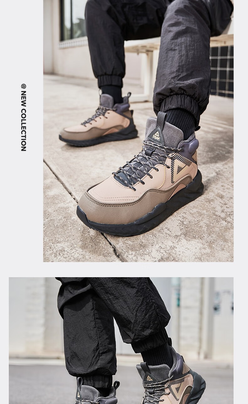 鞋2021冬季新款保暖防滑运动鞋男款舒适加绒休闲鞋男磁石灰14048139码