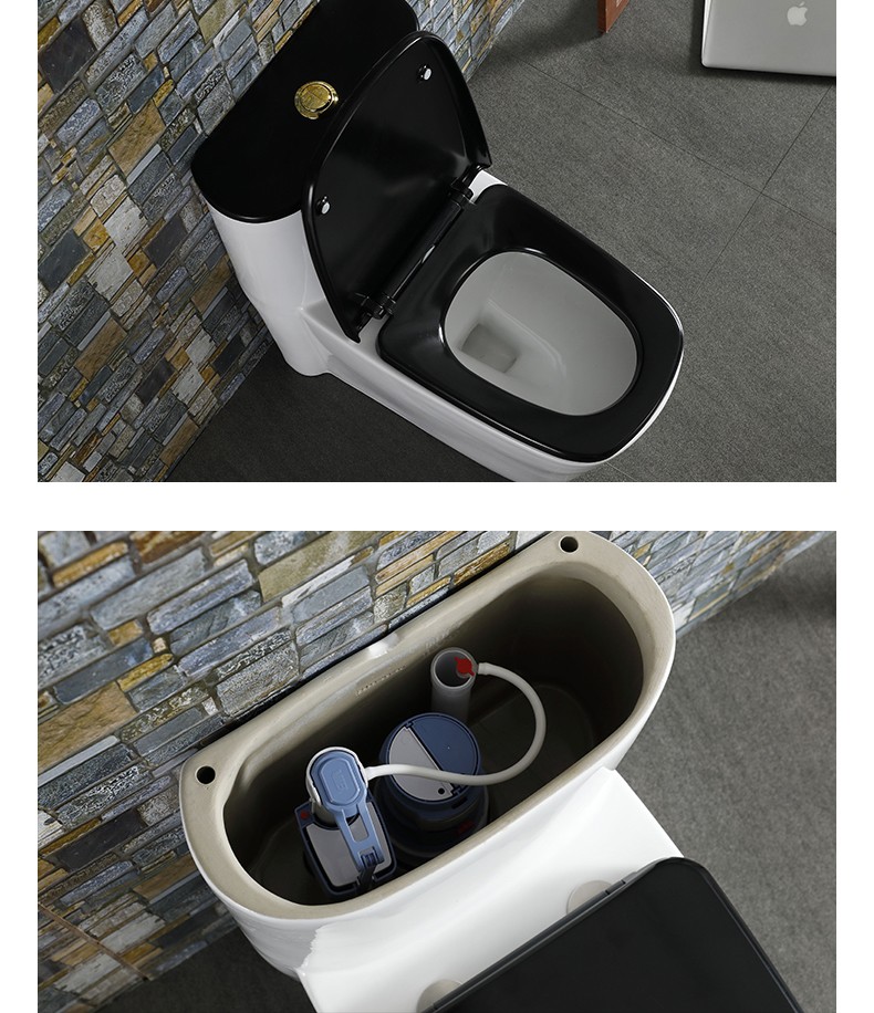 破谷(pogu) 虹吸式坐便器 陶瓷地排大管道 防臭防冻裂全封底 抗寒冷