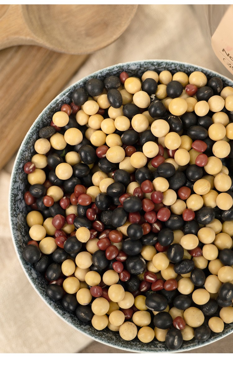 有机三色豆 有机三色藜麦 三色系列750g 杂粮米粗粮麦片黄豆黑豆红豆