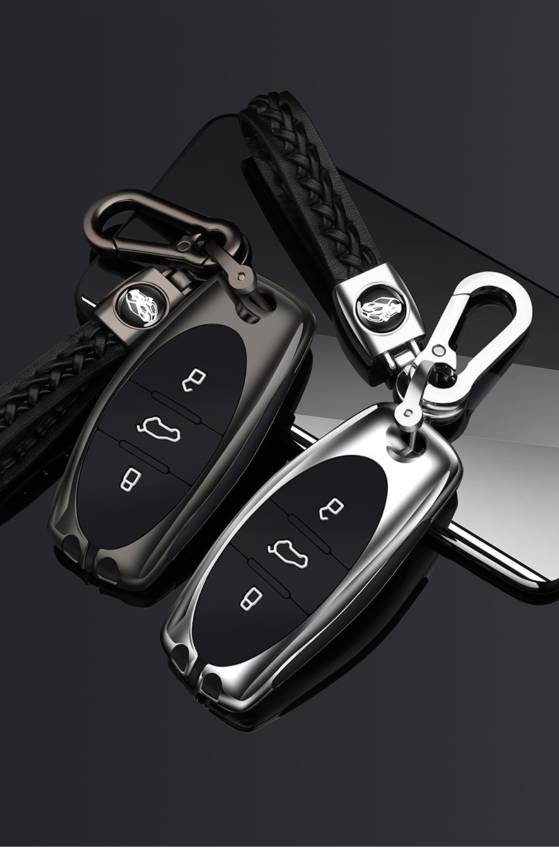 奔腾t77钥匙套t77pro专用一汽奔腾t99壳t33包个性车全包高档扣金属锌