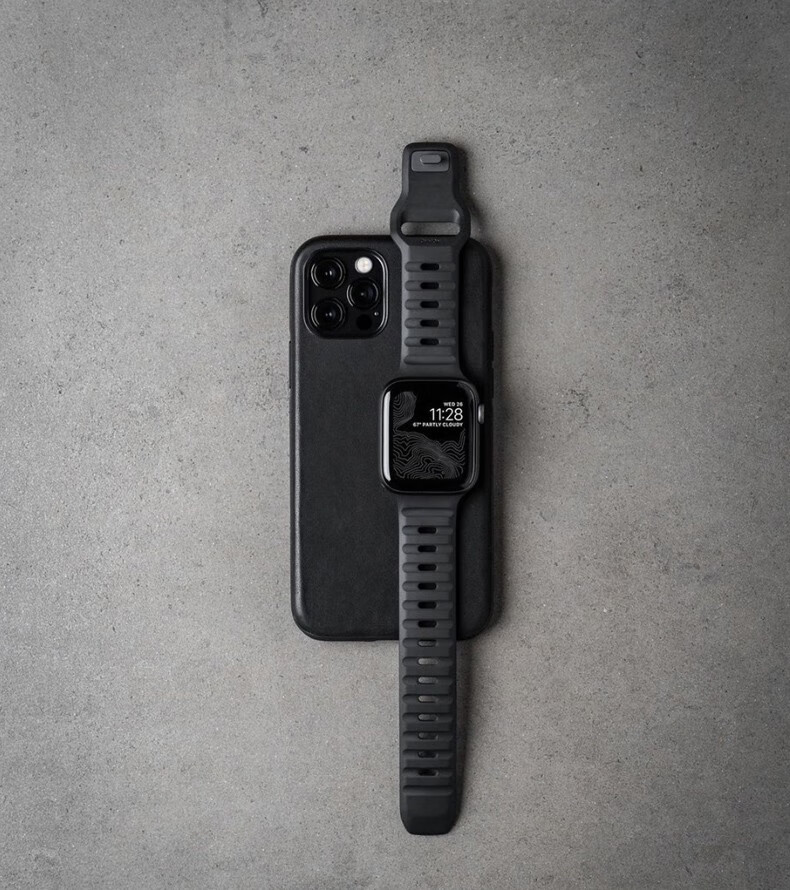 nomad适用iwatch手表表带苹果applewatch7654代se运动型硅胶防水透气
