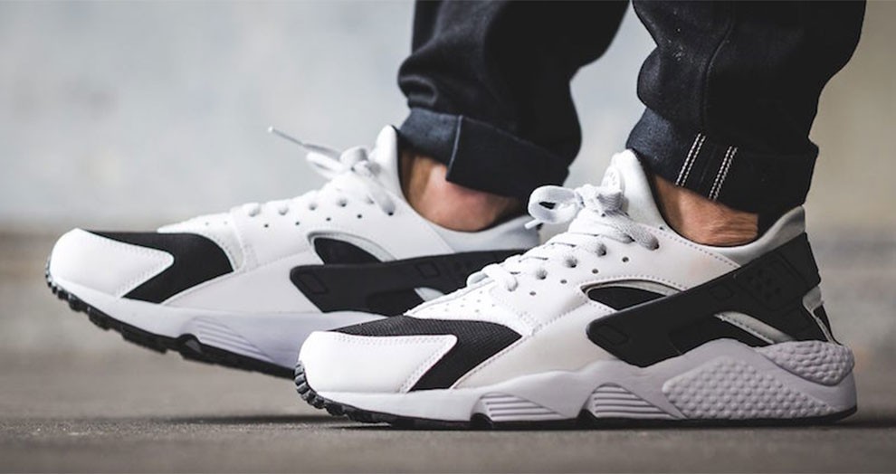 耐克nike air huarache 联名款 麂皮拼接鞋面 华莱士轻便 男士运动