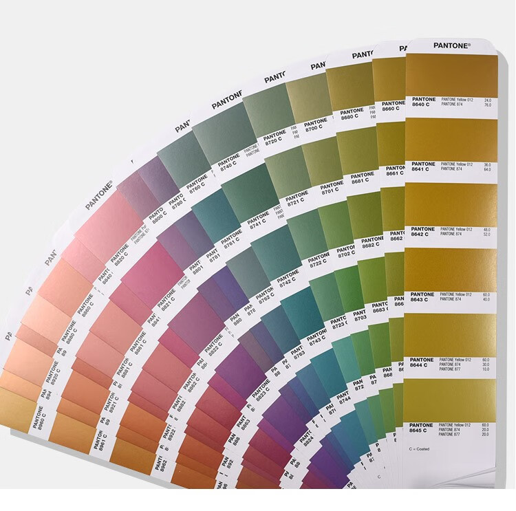 顺丰pantone彩潘通色卡810字开头金属色卡gg15051507国际标准色卡gg