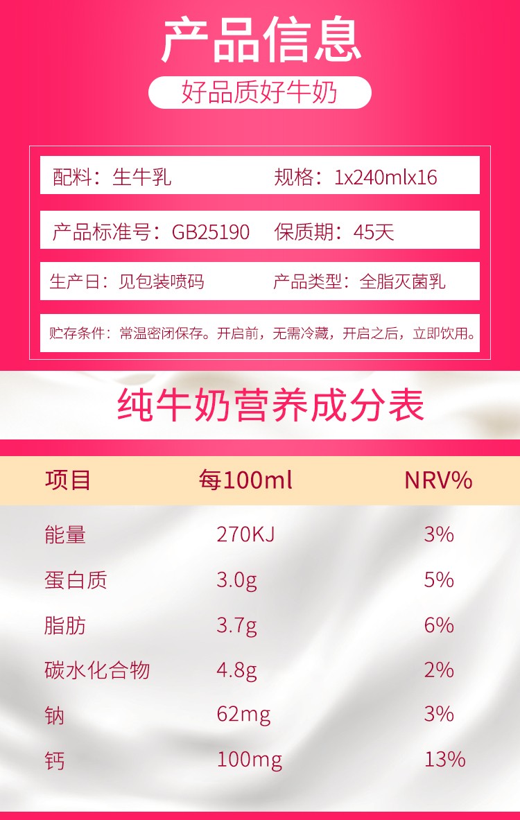 蒙牛牛奶纸袋装240ml袋无菌枕硬全脂奶整箱批特价学生早餐纯牛奶240ml