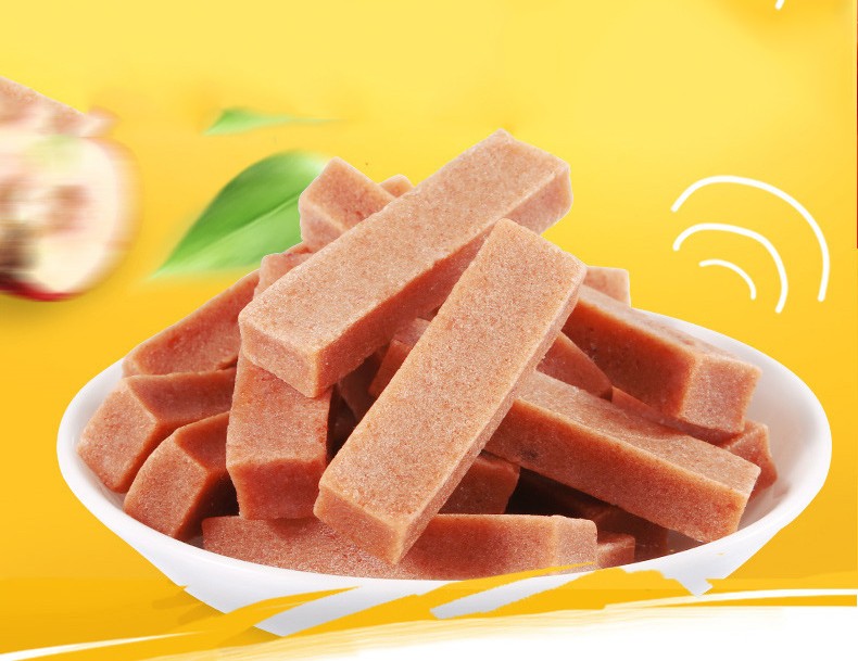 百草味山楂片网红零食酵素山楂块山楂卷零食果丹皮山楂卷228gx2袋