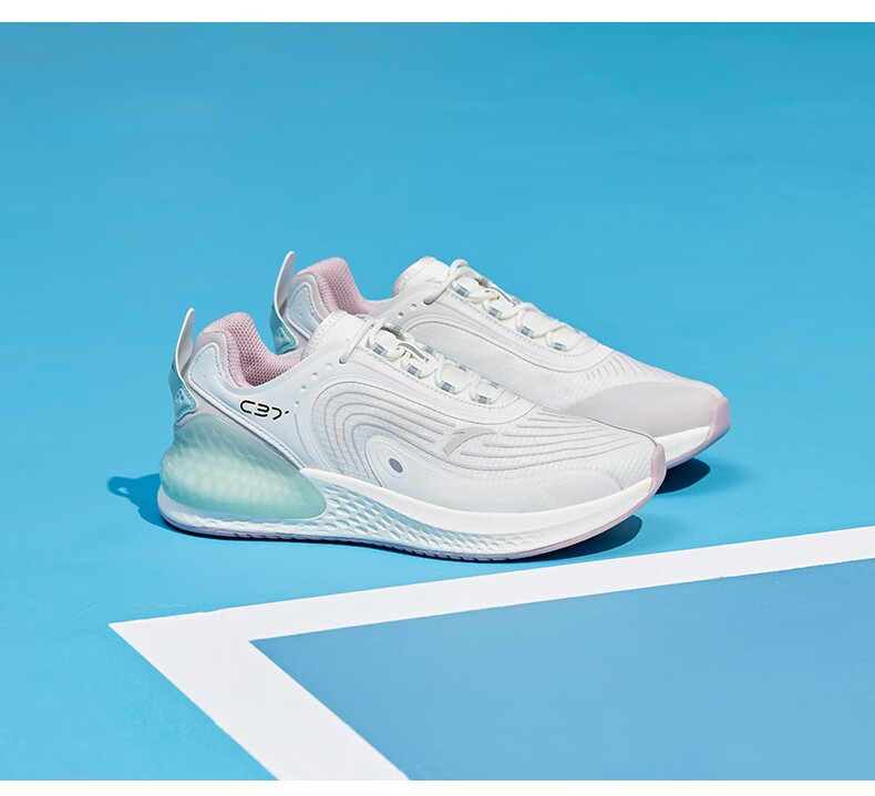 安踏c37跑鞋女2022春夏季新款c37加软底轻便跑步鞋休闲鞋女士运动鞋子