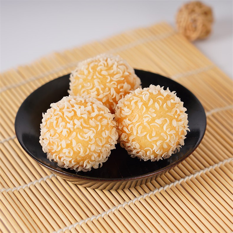 思念香糯豆沙雪花球260g速冻豆沙雪花糯米球油炸广式点心早餐 雪花球