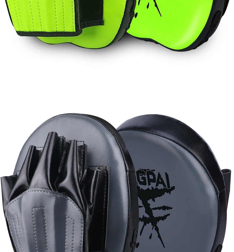 速度靶专业搏击格斗散打弧形小拳靶剃刀靶小手靶子专业款精准靶红金色