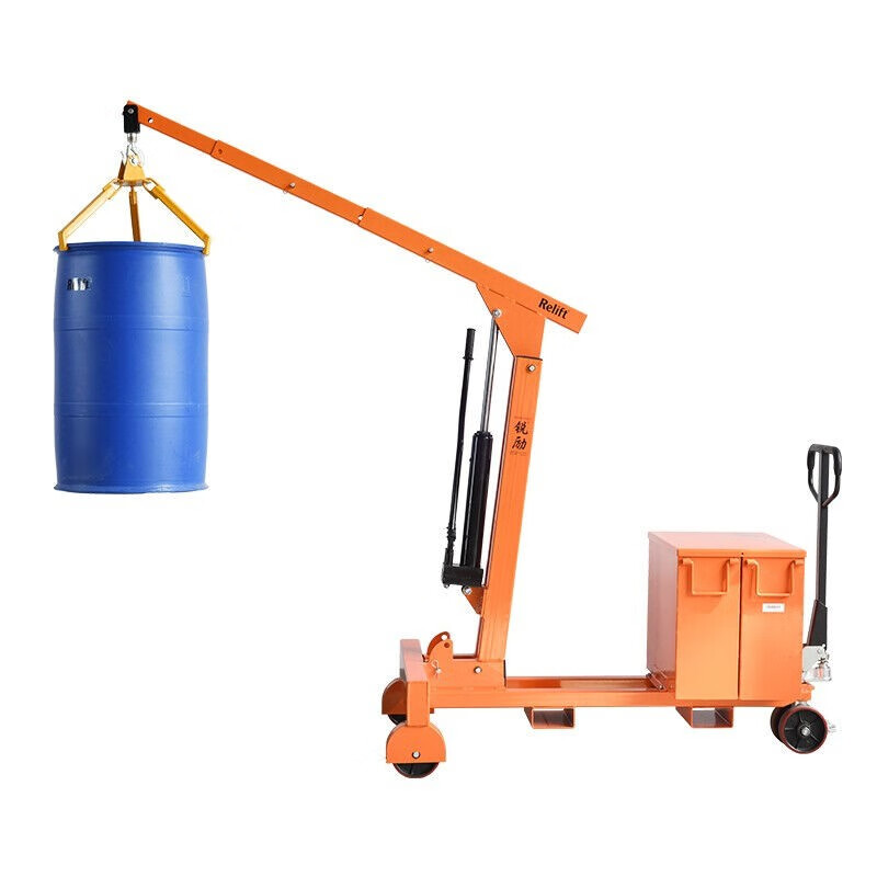 移动小型便携式吊机可折叠手摇小吊机家用手动升降吊车起重提升机 500