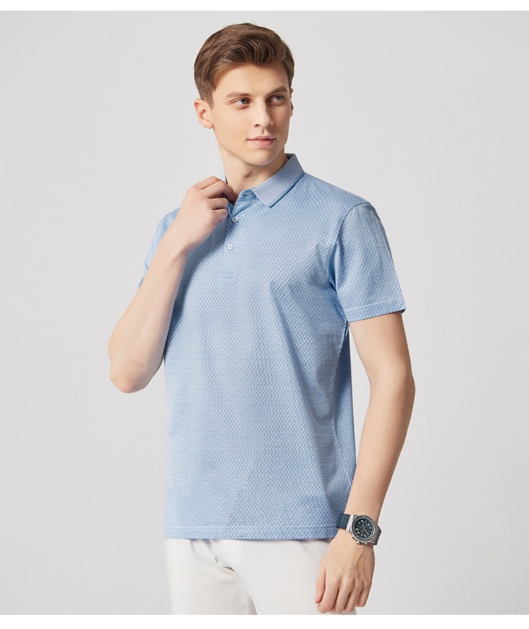 杉杉男装短袖polo衫男2021夏装新品t恤半袖男士翻领男宽松保罗上衣