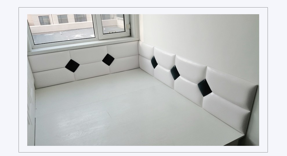 sskj定做自粘榻榻米软包墙围欧式拉扣床头软包背景墙儿童防撞酒店床头