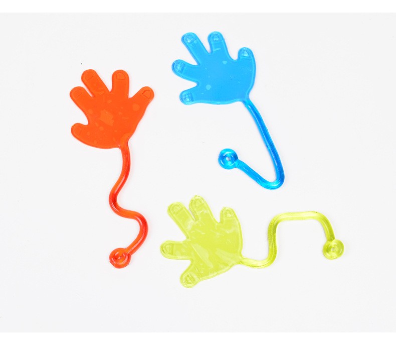 粘粘手掌玩具弹性伸缩粘粘手玩具儿童节礼物粘性手掌爬墙黏黏小手创意