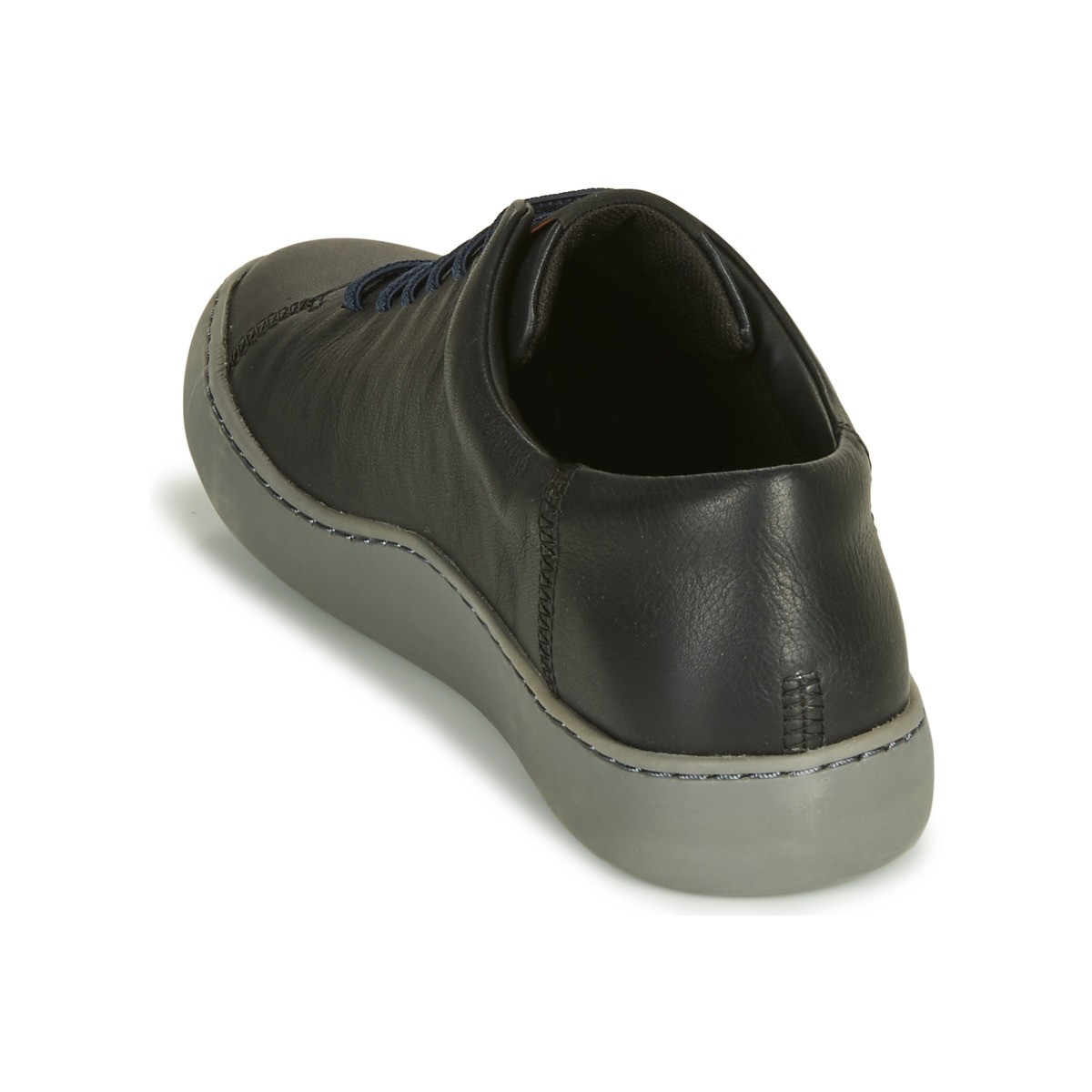 camper/看步鞋子男鞋休闲鞋2021春秋新款低跟圆头系带皮便鞋舒适低帮