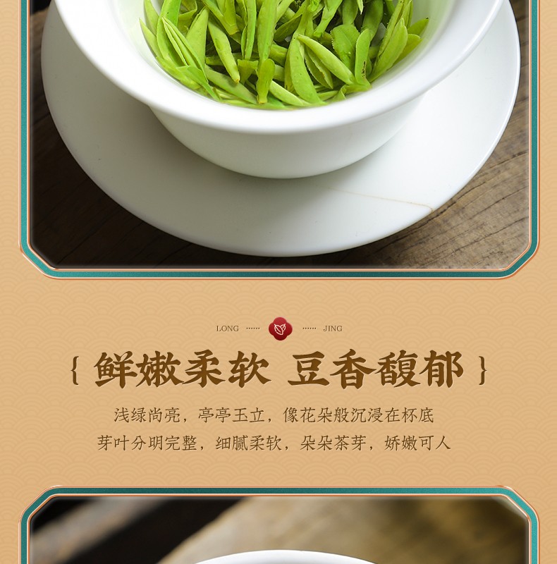 陈一凡龙井精选明前特级春茶豆香型茶叶绿茶2022新茶龙井散装袋装250