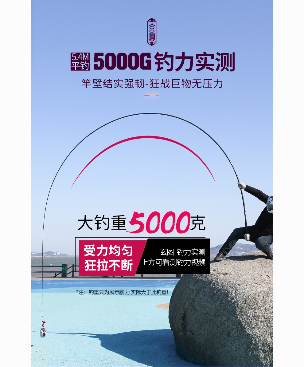 双宝玄图鱼竿手竿超轻超硬钓鱼竿台钓竿28调鲤鱼竿手杆碳素湖库综合大