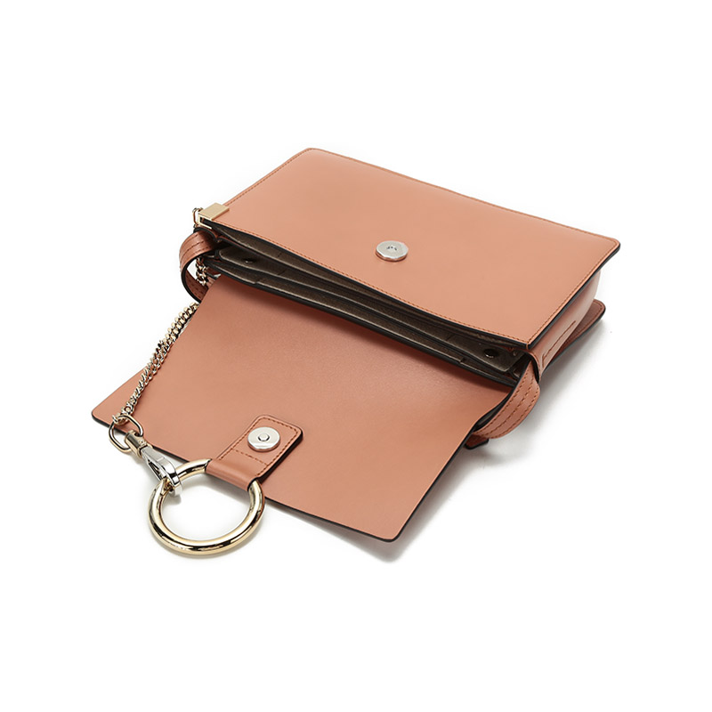 女士faye系列牛皮单肩斜挎包小号 chc21ss127a37 26b 肉桂粉色【图片