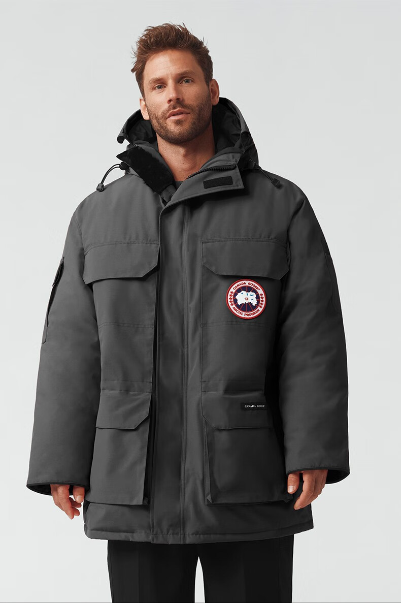 canadagoose加拿大鹅expedition派克大衣4660m大鹅羽绒服远征61黑色xl
