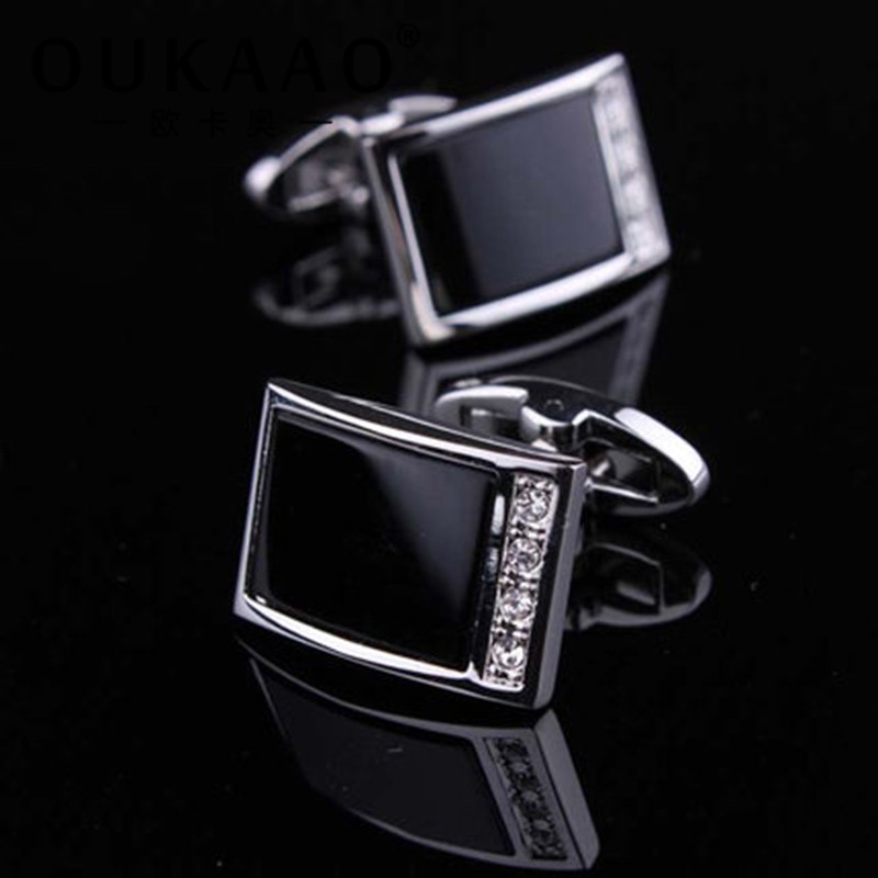 yunsijun 品牌袖扣男简约法式衬衫袖扣袖钉男士商务衬衣袖口钉扣礼盒