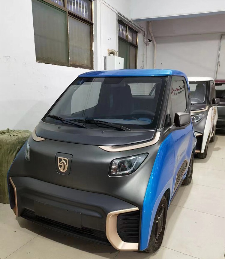 宝岛推宝骏e200新能源汽车电动四轮车家用代步车上班代步电瓶车锂电