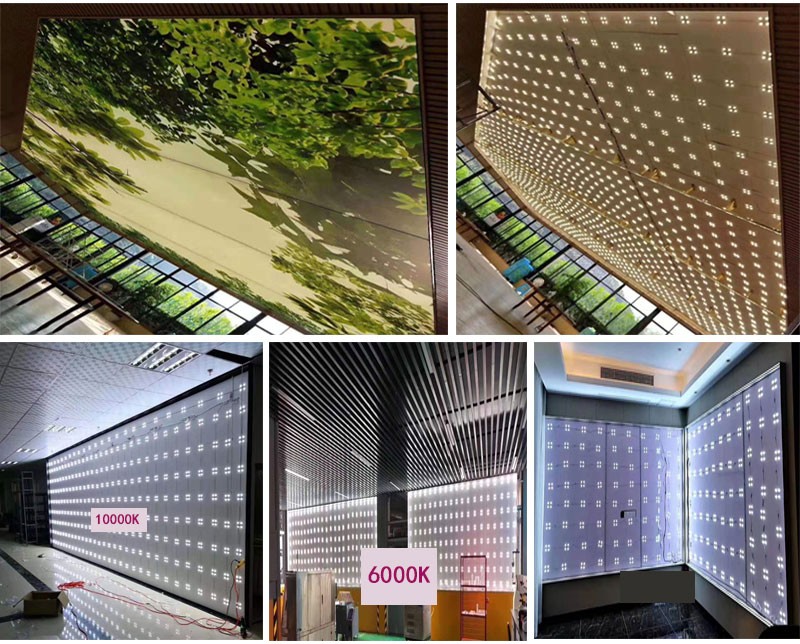 软膜天花区块链灯led漫反射调光灯条方块模组广告灯带灯箱光源 工程款