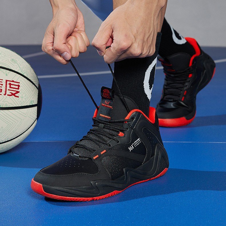 悍将361度q弹科技篮球鞋男秋冬运动潮流时尚舒适缓震耐磨防滑训练运动