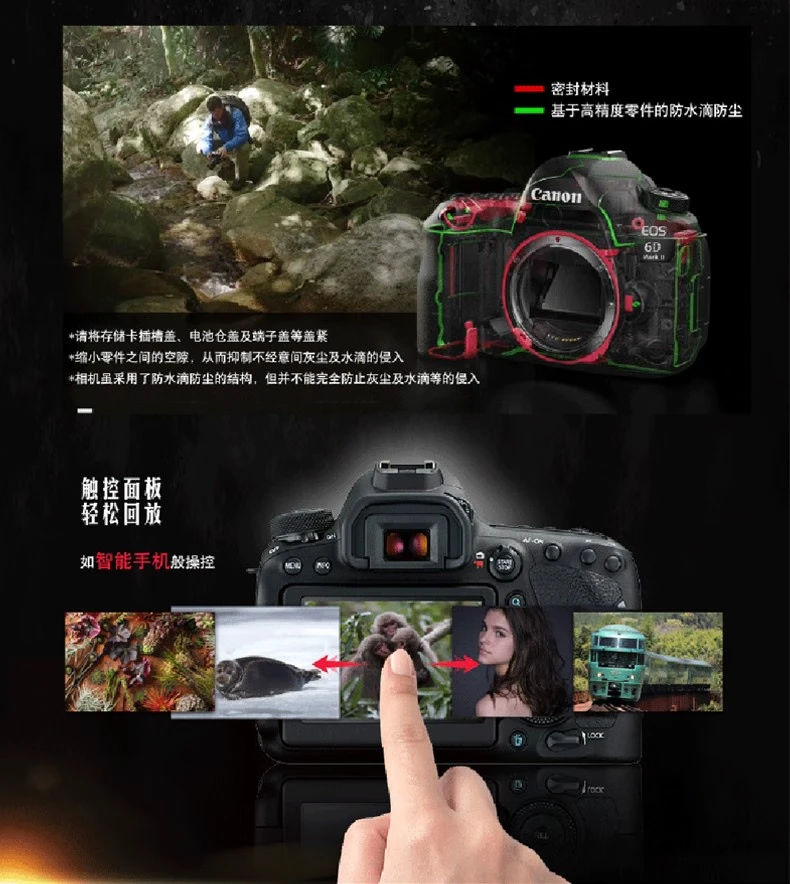 Canon Canon 6d2 II camera professional full-frame digital SLR camera Canon 6D2 single body disassembly official standard Canon Canon 6d2 II camera professional full-frame digital SLR camera Canon 6D2 single body disassembly official standard