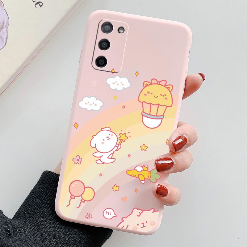 s-guard oppo a55手机壳a55手机套pemm00保护套5g磨砂防摔卡通男女