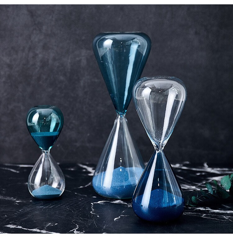 魔小宅简约创意个性彩色沙漏计时器客厅书房摆件装饰品现代电视柜酒柜