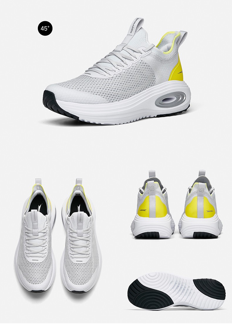 sprandi斯潘迪uni10丨运动鞋男鞋舒适高弹软底网面轻质透气轻弹大底