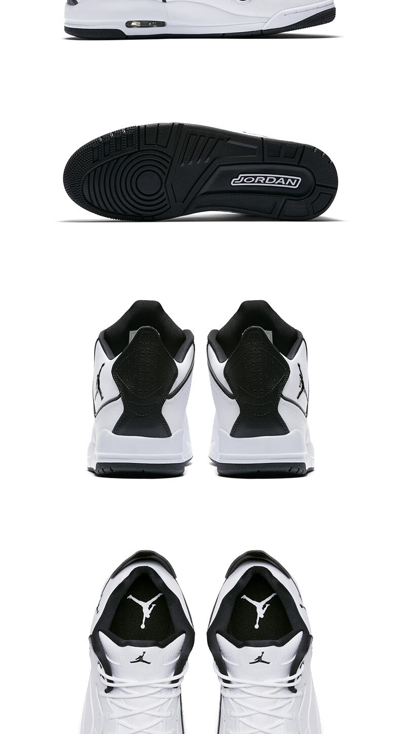 耐克(nike)aj男鞋2022冬季新款air jordan 6 rings气垫黑金高帮实战