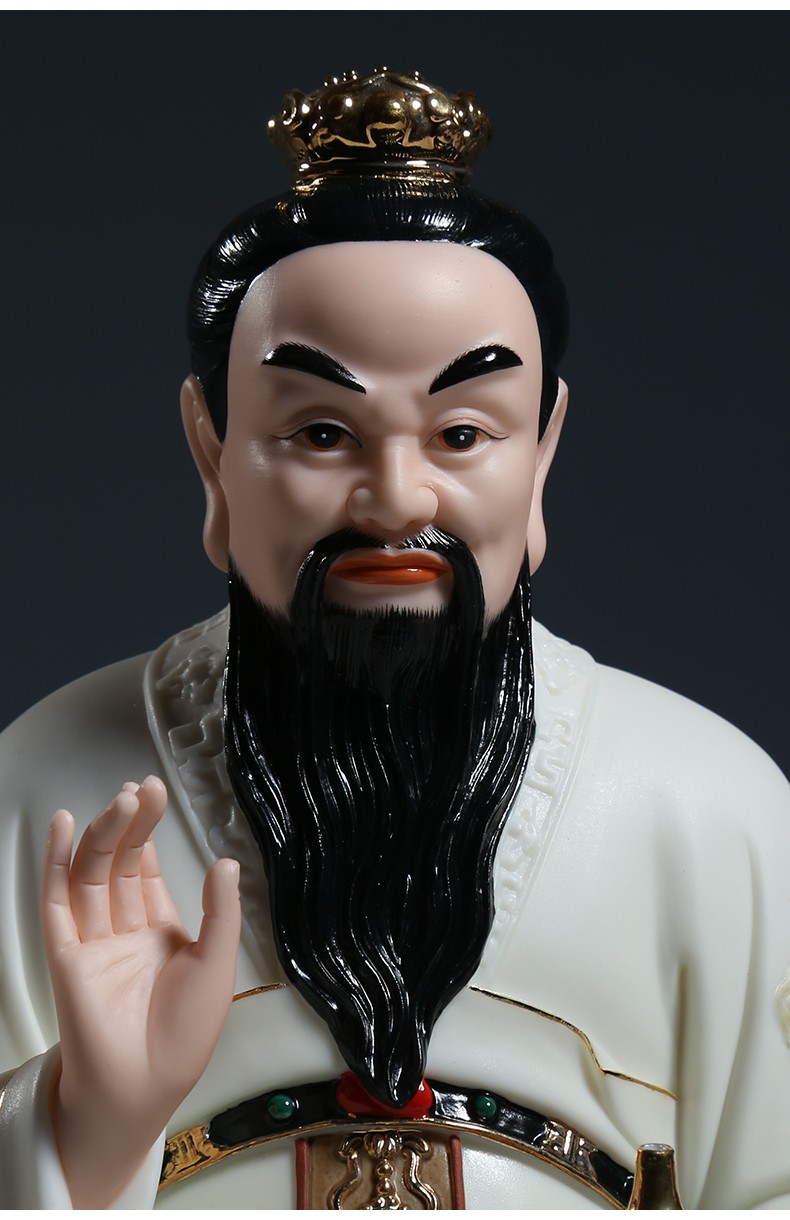 微美羊脂玉瓷蟒仙太爷太奶神像汉白玉佛像东北保家仙家摆件 蟒仙太爷